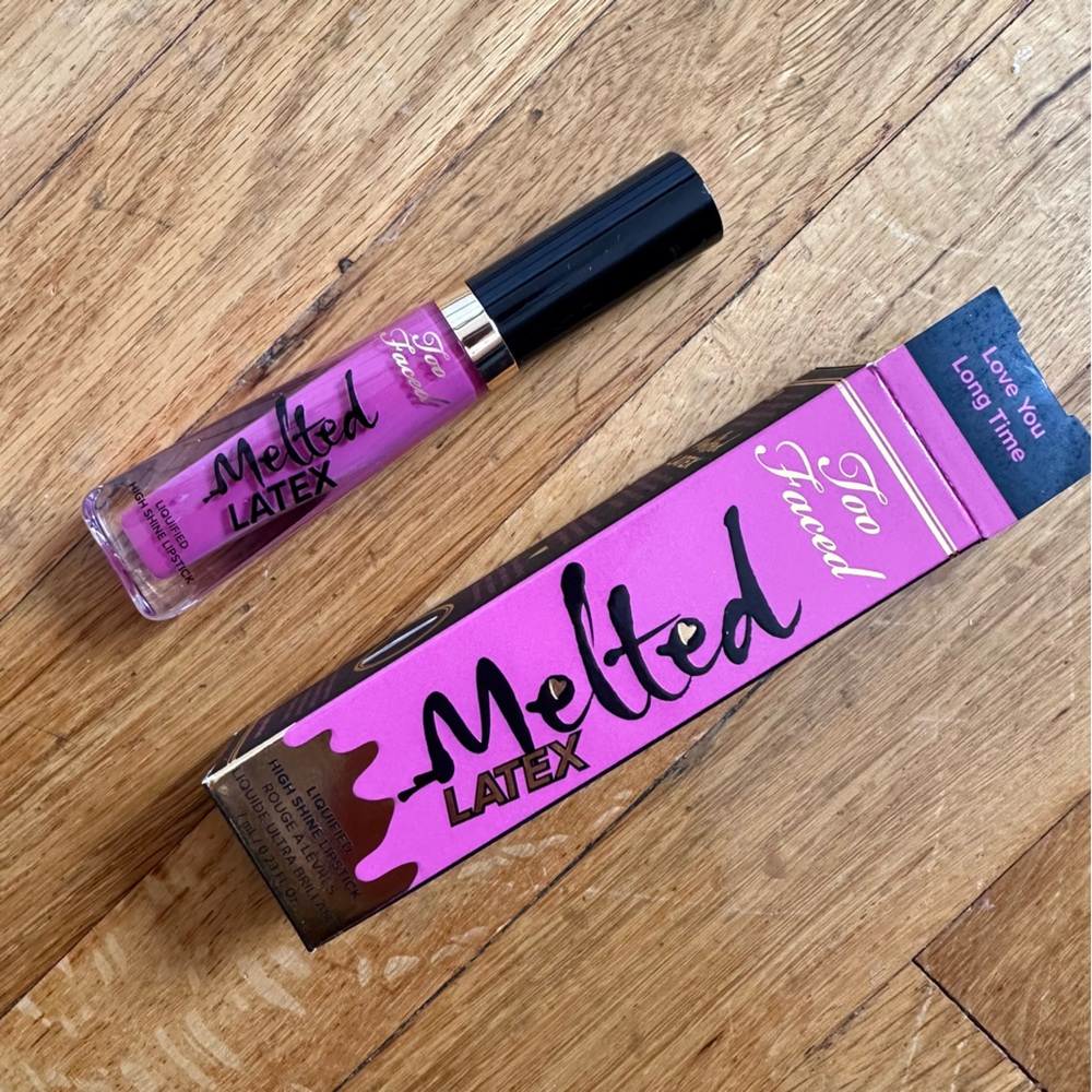 NWT Too Faced Melted Latex Liquified High Shine Lipstick in Love You Long Time